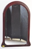 EARLY 20TH CENTURY MAHOGANY HALL MIRROR