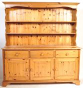 20TH CENTURY FARMHOUSE WELSH PINE DRESSER
