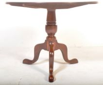 19TH CENTURY MAHOGANY INLAID OCCASIONAL TALBLE