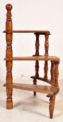 19TH CENTURY REVIVAL MAHOGANY SET OF LIBRARY STEPS