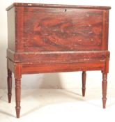 20TH CENTURY CHEST / BOX ON STAND