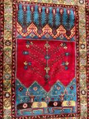 EARLY 20TH CENTURY TURKISH YURUK FLOOR CARPET RUG