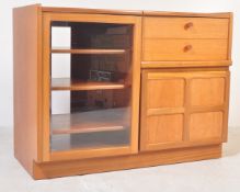 NATHAN - SQUARES - RETRO VINTAGE BRITISH TEAK MUSIC CABINET