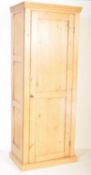 20TH CENTURY SINGLE PINE WARDROBE CLOSET