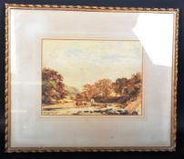 DAVID COX - 19TH CENTURY WATERCOLOUR PAINTING.