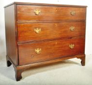 19TH CENTURY GEORGE III MAHOGANY CHEST OF DRAWERS