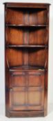 ERCOL BEECH & ELM FLOOR STANDING CORNER CABINET