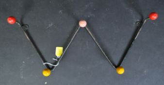 RETRO SPUTNIK ATOMIC W COAT RACK - WALL MOUNTED