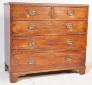 19TH CENTURY MAHOGANY CHEST OF DRAWERS