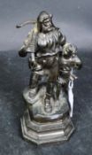 20TH CENTURY SPELTER STATUE OF WILLIAM TELL