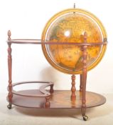 20TH CENTURY GLOBE DRINKS CABINET / TROLLEY