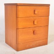 STAG FURNITURE - TEAK GRADUATING CHEST OF DRAWERS