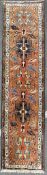 VINTAGE MID 20TH CENTURY PERSIAN ISLAMIC HAMADAN RUNNER RUG