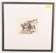 FAITH JAQUES - ORIGINAL PEN & INK SKETCH - HERO OF OUR TIME