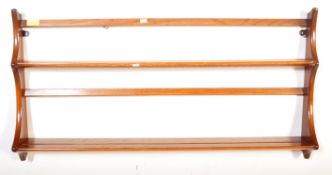 ERCOL GOLDEN DAWN PLATE RACK / DISPLAY BOOKSHELF