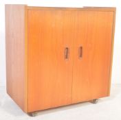 MID 20TH CENTURY TEAK RECORD CABINET
