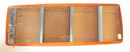 RETRO MID CENTURY ATOMIC TEAK WALL MIRROR