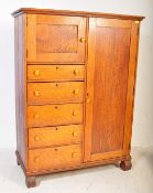 VINTAGE 20TH CENTURY OAK COMPACTUM WARDROBE