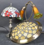 ART NOUVEAU STYLE LAMPS & LIGHT SHADES - TIFFANY & LOETZ STYLE