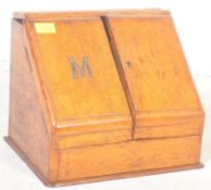 19TH CENTURY MAHOGANY DESK TIDY