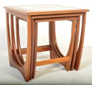 G-PLAN RETRO MID 20TH CENTURY TILE TOP NEST OF TABLES
