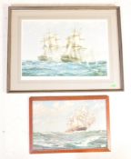 MONTAGUE DAWSON (1890 - 1973) - VINTAGE SIGNED PRINT WITH OTHER