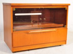 MID CENTURY RETRO TEAK ENTERTAINMENT HIFI CABINET