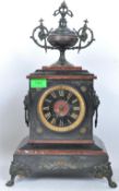EARLY 20TH CENTURY SLATE MANTEL CLOCK
