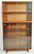 BEAVER & TOPLEY - MID CENTURY TEAK GLAZED BOOKCASE