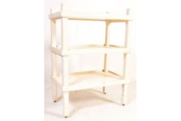 VINTAGE THREE TIERED SET OF SHELVES UNIT