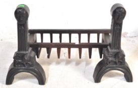 EARLY 20TH CENTURY CAST METAL FIRE GRATE