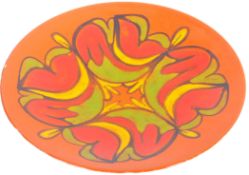 POOLE POTTERY - DELPHIS RANGE - MID CENTURY CHARGE PLATE