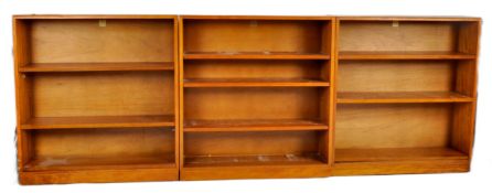SIMPLEX - MATCHING SET OF THREE MODULAR BOOKCASES
