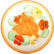 CLARICE CLIFF - NASTURTIUM PATTERN - ART DECO PLATE