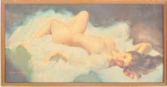 EARL MORAN - MID CENTURY PRINT ON BOARD