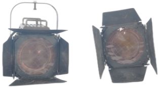 G.E.C - MATHCING PAIR OF LARGE THEATRE SPOTLIGHTS
