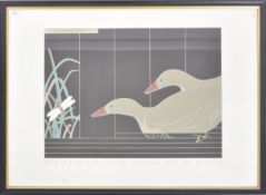 SUDI MCCOLLUM (AMERICAN) - DUCK & DRAGONFLY PRINT