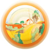 CLARICE CLIFF - 1940s ART DECO BROOKFIELD PLATE