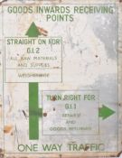 SOUTHERN RAILWAY - LARGE MID CENTURY ENAMEL SIGN