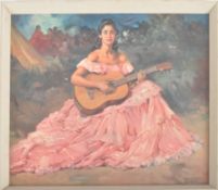 AFTER CLEMENTE - RETRO PRINT OF THE GUITARRISTA