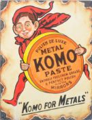 KOMO - CONTEMPORARY ARTISTS' IMPRESSION OF AN ENAMEL SIGN