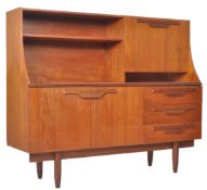 BEAUTILITY - 1970s TEAK HIGHBOARD / SIDEBOARD