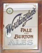 WORTHINGTON'S ALES - PUB ADVERTISING MIRROR