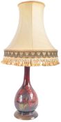 MOORCROFT POTTERY - VINTAGE HAND PAINTED TABLE LAMP
