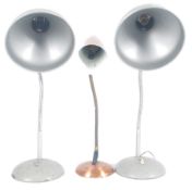 GROUP OF THREE RETRO TABLE / DESK LAMP LIGHTS
