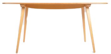 ERCOL - RETRO MID CENTURY BEECH AND ELM DINING TABLE
