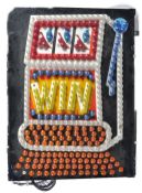 20TH CENTIRY FAIRGROUND / FUNFAIR MULTI COLOURED LIGHT PANEL