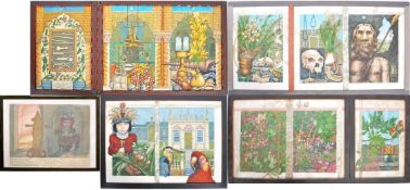 A.B. SMITH - SELECTION OF WATERCOLOUR PAINTINGS