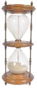 LARGE 20TH CENTURY FLOOR STANDING HOURGLASS