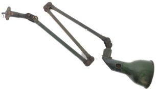 MEK-KLEK - VINTAGE INDUSTRIAL FACTORY ANGLEPOISE DESK LAMP